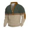 Men's Corduroy Cardigan 6-button Long-sleeved Sweatshirt - Image 25