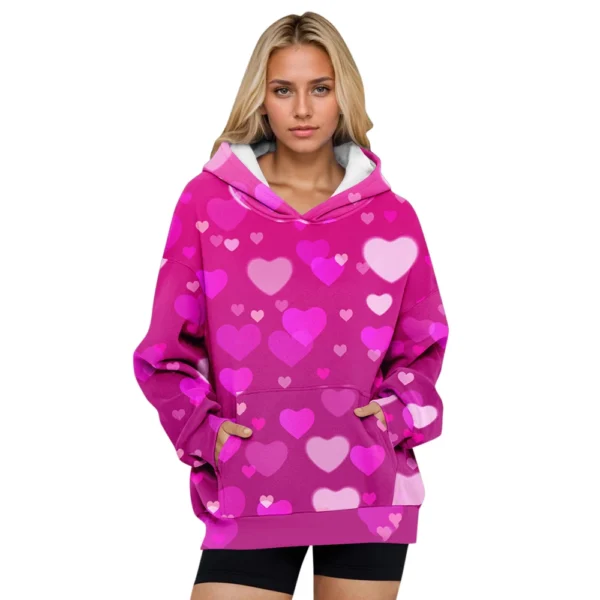 Womens Oversized Sweatshirts Fleece Hoodies Long Sleeve Shirts Pullover Fall - Image 20