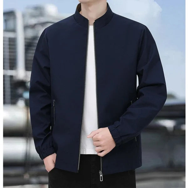 Mens Corduroy Casual Lapel Outdoor Solid Color Stylish Executive Jacket - Image 19