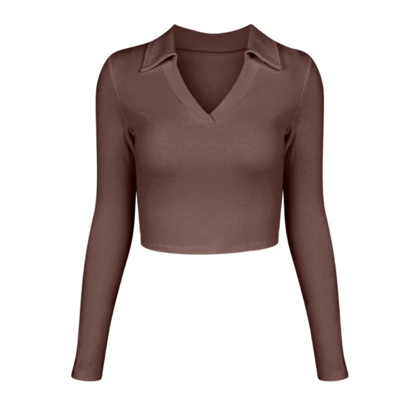Women's Cable Knit V Neck Sweater Lightweight Soft Pullover Sweaters - Image 6