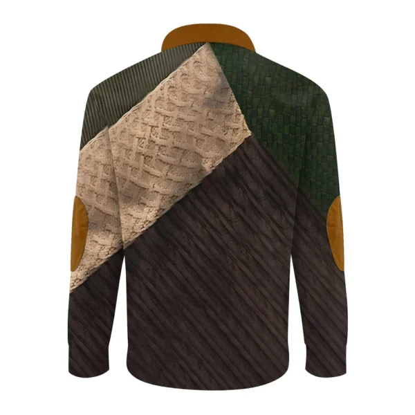 Men's Corduroy Cardigan 6-button Long-sleeved Sweatshirt - Image 12