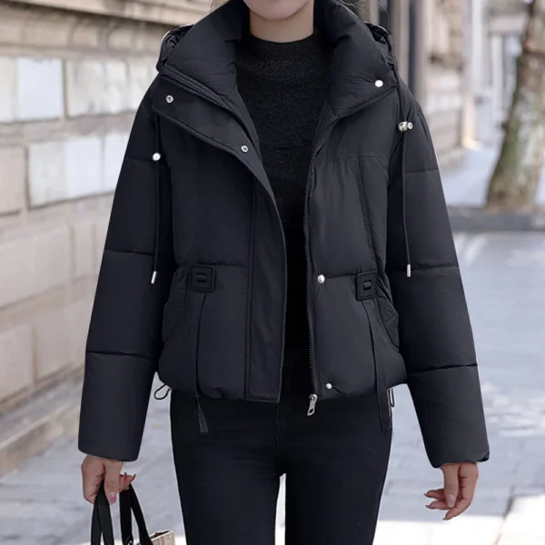 Women's Winter Coat Warm Jacket With Hooded Women Thicken Lightweight Coats - Image 13