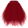 Women's Fashion Solid Color Half Skirt Party Ballet Puff Skirt Mesh Skirt - Image 97