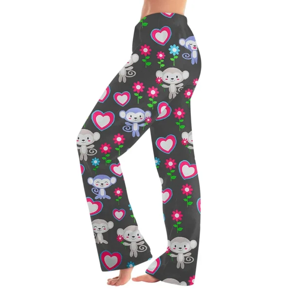 Women Winter Plaid Pants Full Length Long Trousers Sports Pants - Image 22