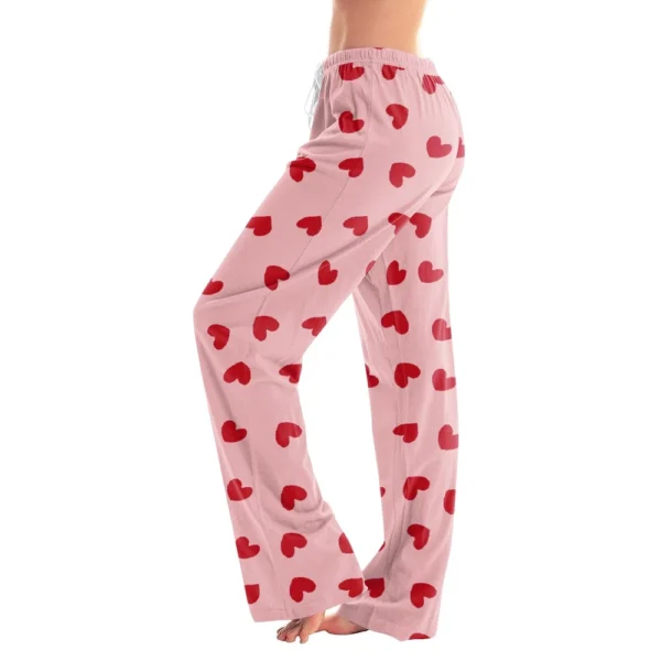Women's Allover Printed Home Pants Sleeping Pajama Pants Long Pants Pajama - Image 28