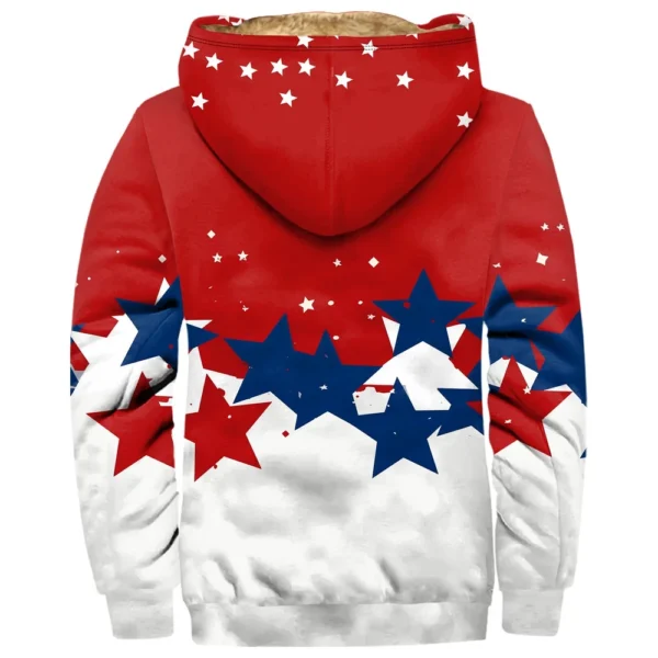 Men's Warm Zip Up Sweatshirt Fleece Thick Winter Hoodie Heavyweight Coats. - Image 12