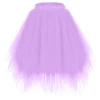 Women's Fashion Solid Color Half Skirt Party Ballet Puff Skirt Mesh Skirt - Image 73