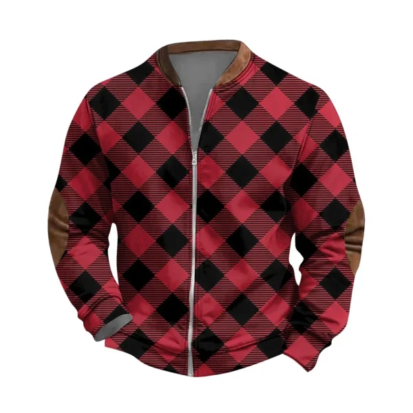 Men's Retro Casual Gradient Printed Sweatshirt - Image 5