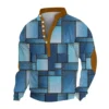 Men's Corduroy Cardigan 6-button Long-sleeved Sweatshirt - Image 25