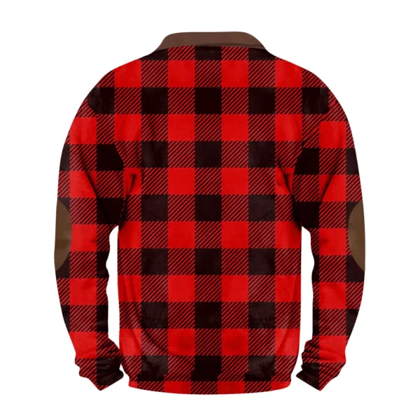 Men'S Retro Casual Sportswear With Open Zipper Sweatshirt Jacket - Image 12