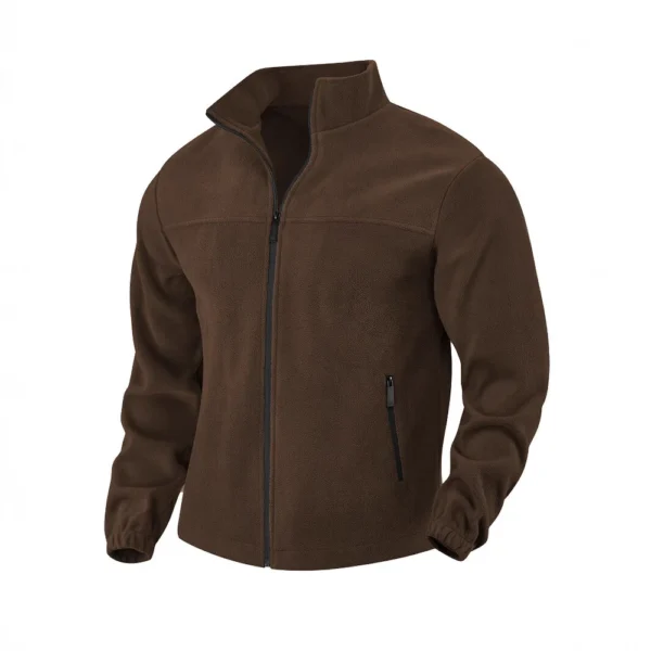 Men's jacket zipper collar jacket - Image 23