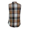 Women's Plaid Sleeveless Waistcoat Fashion Loose Women's Woolen Coat - Image 10