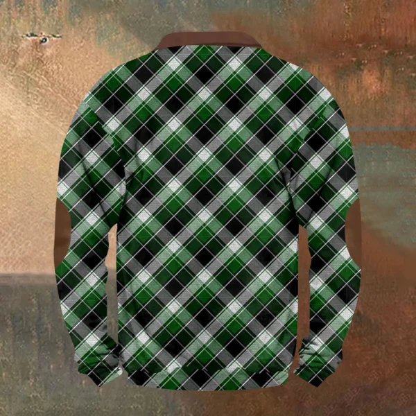 Men'S Retro Casual Sportswear With Open Zipper Sweatshirt Jacket - Image 10