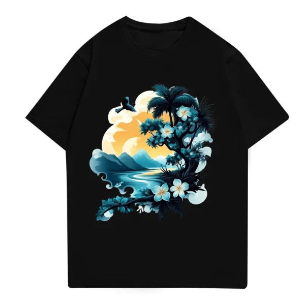 Men's Stand Collar Short Sleeve Shirt Loose Leisure Holiday Shirt Man - Image 13
