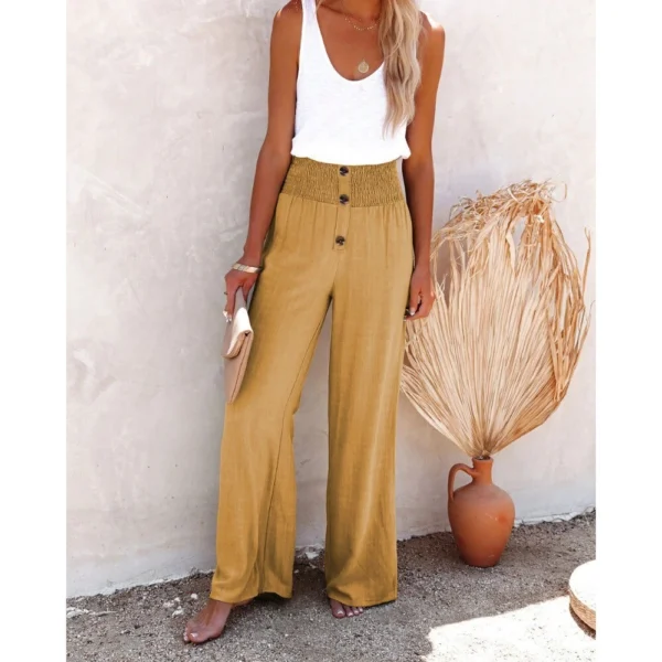 Women's clothing high waist loose long legs women - Image 7