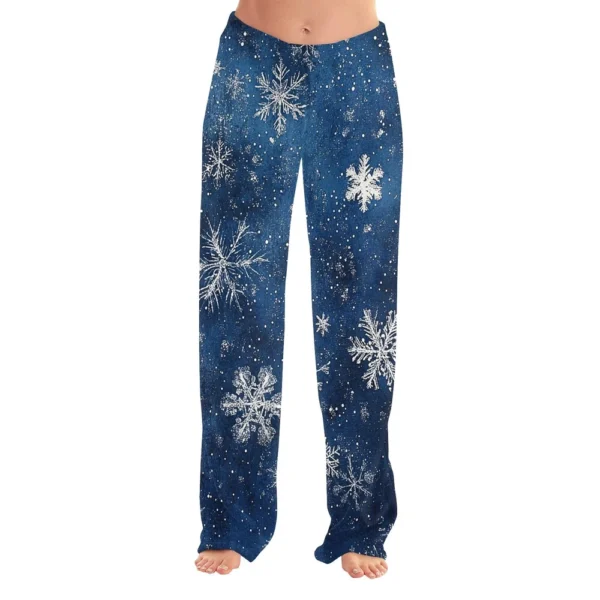 Women's Halloween Printed Casual Pants Drawstring Elastic Waist Drawstring - Image 13