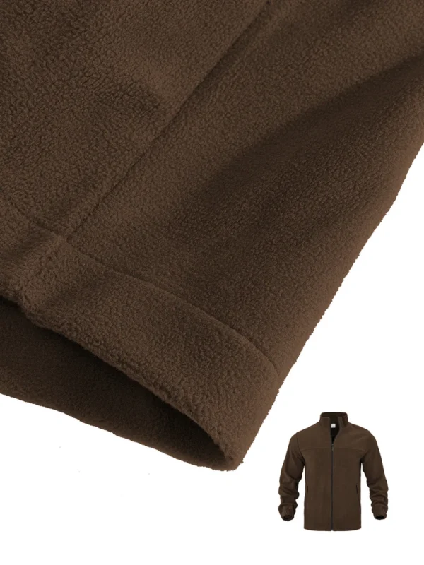 Men's jacket zipper collar jacket - Image 16