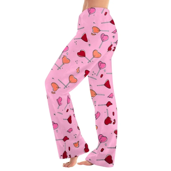 Women Winter Plaid Pants Full Length Long Trousers Sports Pants - Image 28