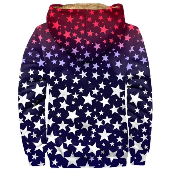 Men's Warm Zip Up Sweatshirt Fleece Thick Winter Hoodie Heavyweight Coats. - Image 11
