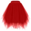 Women's Fashion Solid Color Half Skirt Party Ballet Puff Skirt Mesh Skirt - Image 82