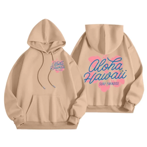 Women's Fashion Lightweight Long Sleeve with Pockets Pullover Hoodies - Image 10