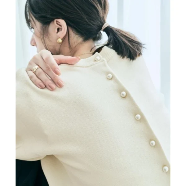 Women's loose knitted jacket - Image 11