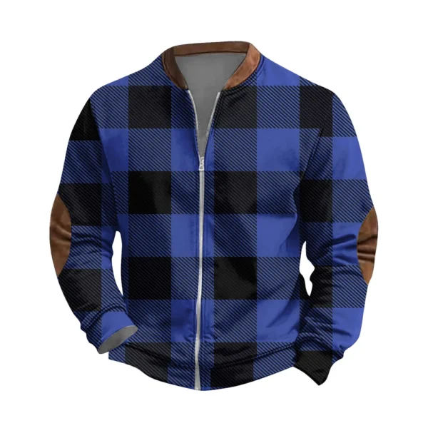 Men's Retro Casual Gradient Printed Sweatshirt - Image 3