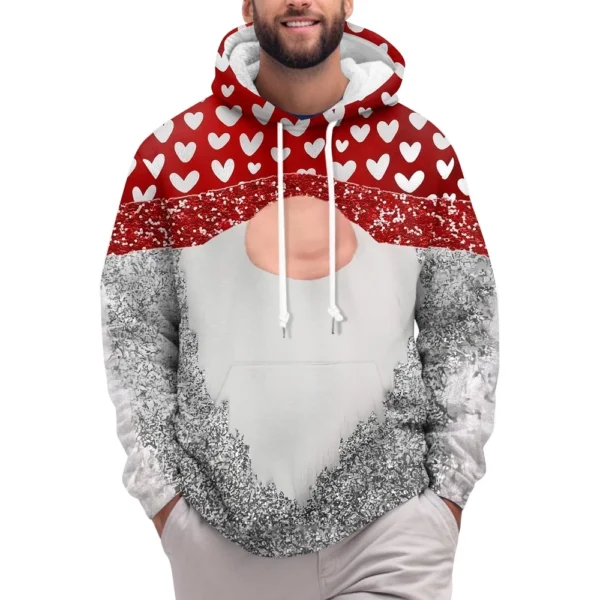 Hooded Sports Tracksuit Unisex Running Outfits Long Sleeve Pullover Hoodies - Image 2