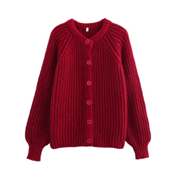 Women's casual crew-neck long-sleeved sweater - Image 11