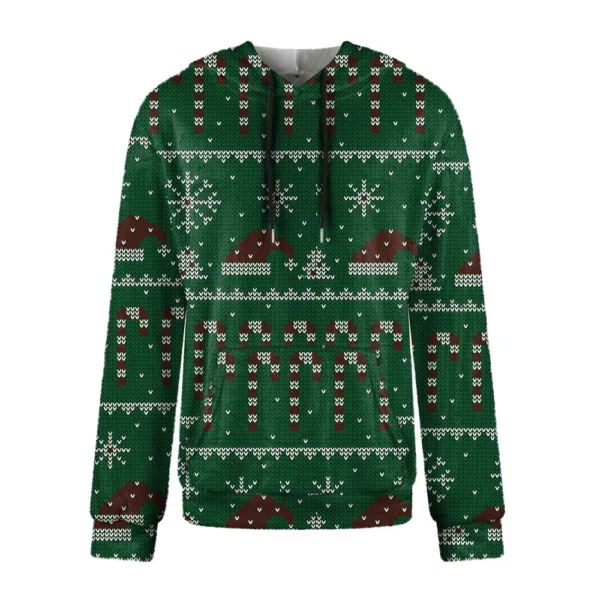 Men's Standing Collar Sweatshirt Is Outdoor Casual Sweaters Tops - Image 10