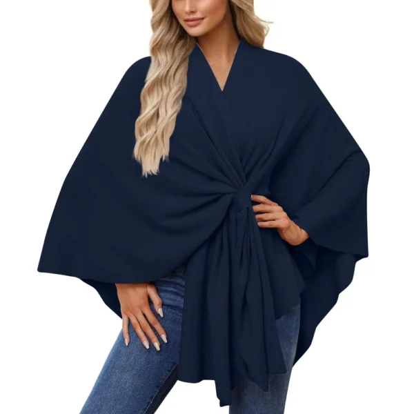 Women's Elegant Shawl Wraps Soft Open Front Sweater For Spring Fall Winter - Image 40