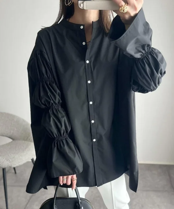 Long Sleeve Shirt Women's Casual Top - Image 8