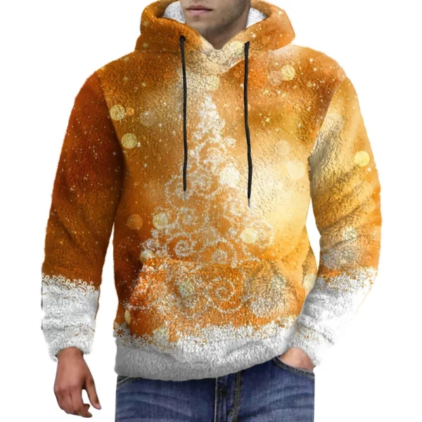 Hooded Sports Tracksuit Unisex Running Outfits Long Sleeve Pullover Hoodies - Image 3
