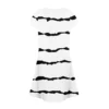 Women's Summer Casual Petal Slim Stripe Pleated Solid Color Dresses - Image 11