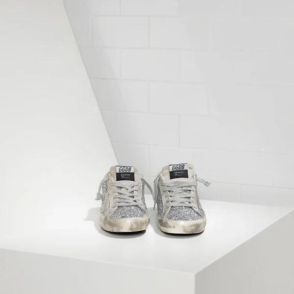 gg*db Women's shoes silver sequins do old board shoes casual - Image 2