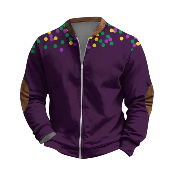 Men's Retro Casual Gradient Printed Sweatshirt - Image 17