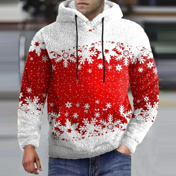 Men's Standing Collar Sweatshirt Is Outdoor Casual Sweaters Tops - Image 25