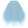 Women's Fashion Solid Color Half Skirt Party Ballet Puff Skirt Mesh Skirt - Image 62