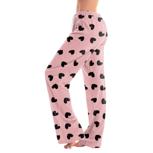 Women's Allover Printed Home Pants Sleeping Pajama Pants Long Pants Pajama - Image 40