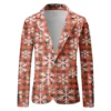 Unisex Winter Christmas Prints Suit Jackets Unisex Casual Fashion Button Jackets - Image 29