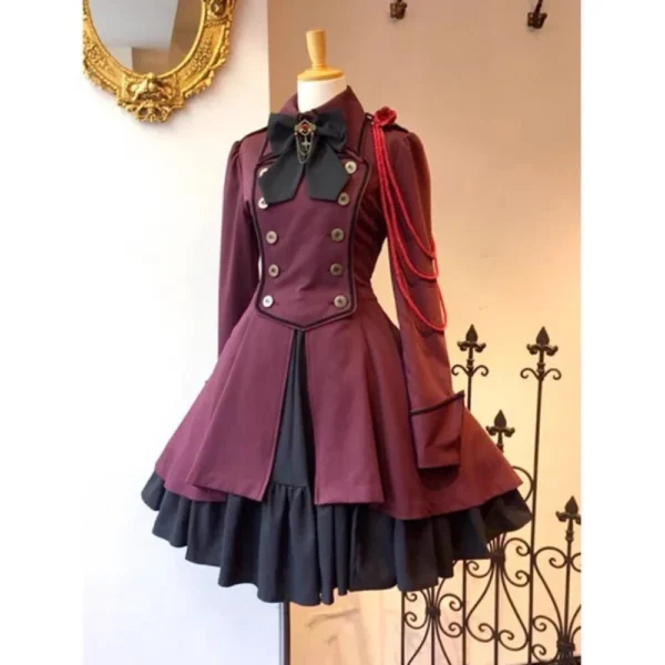 Women's long-sleeved loose dress - Image 4