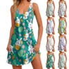 Women's Fashion Summer Loose Printed Dresses Sundresses Easter Casual Dress