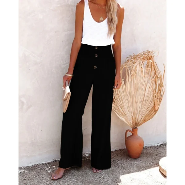 Women's clothing high waist loose long legs women - Image 9