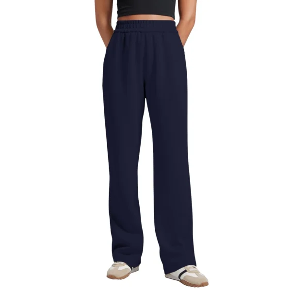 Women's Fashion Straight Casual Hundred Draped Sweat Casual Pants With Pockets - Image 10