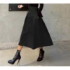 Bow hem skirt slim waist long skirt - Image 16