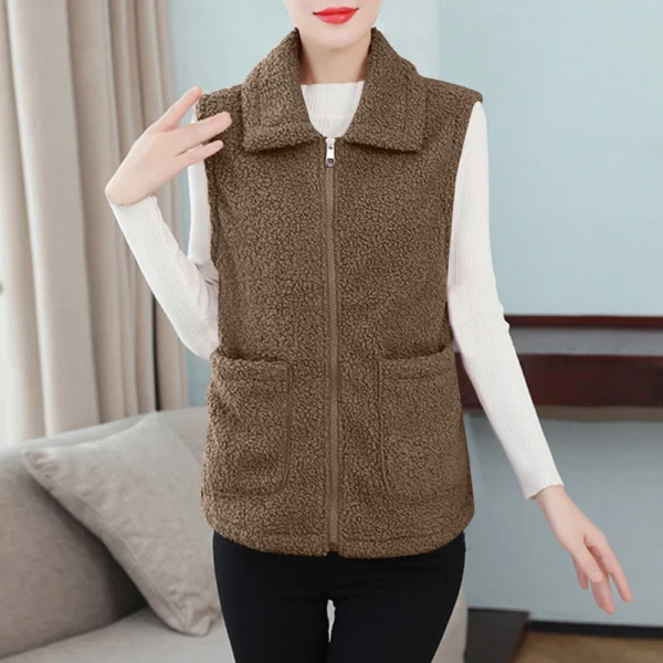 Women's Fall And Winter Temperament Lamb's Wool Thickened And Padded Warm Plus - Image 22
