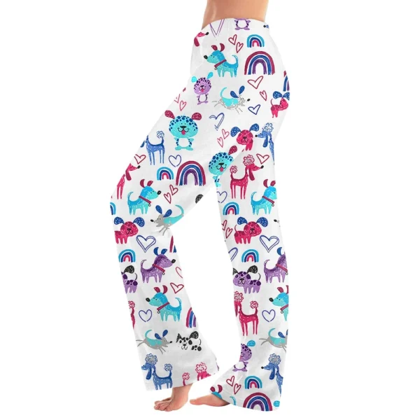 Women Winter Plaid Pants Full Length Long Trousers Sports Pants - Image 40