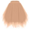 Women's Fashion Solid Color Half Skirt Party Ballet Puff Skirt Mesh Skirt - Image 23