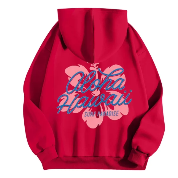 Women's Fashion Lightweight Long Sleeve with Pockets Pullover Hoodies - Image 12