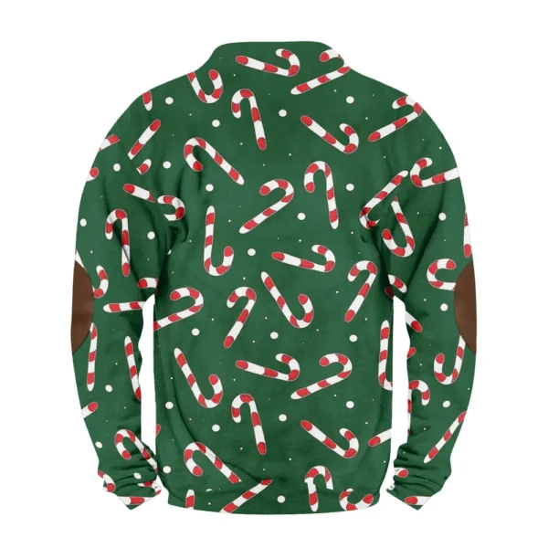 Men's Buttoned Sweatshirt With European And American Autumn/winter Printed Long - Image 11